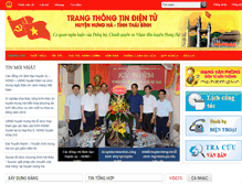 Tablet Screenshot of hungha.gov.vn